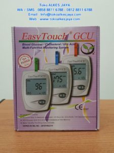 Easy Touch 3in1 Alat Cek Gula Darah, Kolesterol & Asam Urat