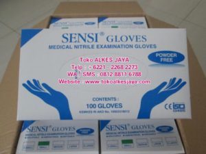 Sensi Gloves Nitrile Non Powdered / Free Powder